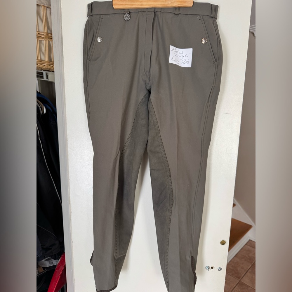 Ladies Gray Riding Pants. Like new